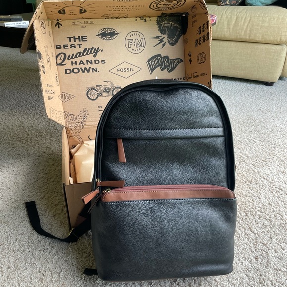 fossil evan backpack